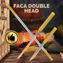 (COMPRE 1 LEVE 2) Faca Double Head • 100% Forjada à Mão