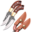 [OFERTA LIMITADA] Combo Mini Faca Lotus Forjada à Mão • Compre 1 Leve 2 + Bainha Grátis